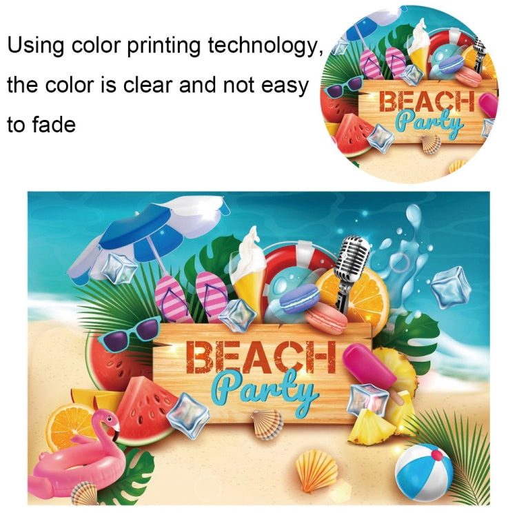 80x120cm Summer Pool Party Decoration Backdrop Swimming Ring Photography Background Cloth(11311790) -  by buy2fix | Online Shopping UK | buy2fix