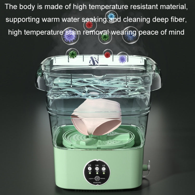 4.5L Mini Portable Folding Household Washing Machine Underwear Washer, Color: Fruit Green(US Plug) - Washing Machines & Accessories by buy2fix | Online Shopping UK | buy2fix