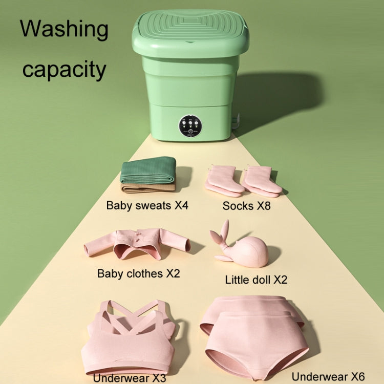 4.5L Mini Portable Folding Household Washing Machine Underwear Washer, Color: Fruit Pink(UK Plug) - Washing Machines & Accessories by buy2fix | Online Shopping UK | buy2fix