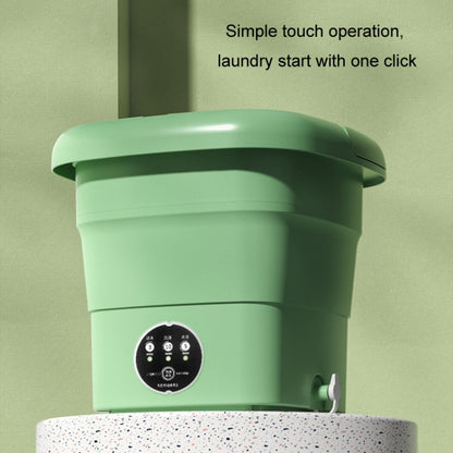 4.5L Mini Portable Folding Household Washing Machine Underwear Washer, Color: Fruit Green(EU Plug) - Washing Machines & Accessories by buy2fix | Online Shopping UK | buy2fix