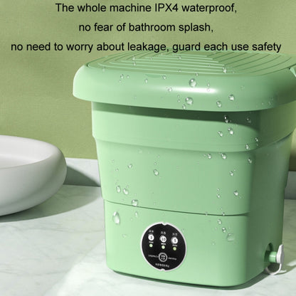 4.5L Mini Portable Folding Household Washing Machine Underwear Washer, Color: Fruit Green(EU Plug) - Washing Machines & Accessories by buy2fix | Online Shopping UK | buy2fix