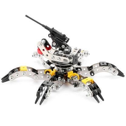 Spider High Difficulty Assembly Building Block Toys Handmade Assembly Robot Metal Model - Building Blocks by buy2fix | Online Shopping UK | buy2fix