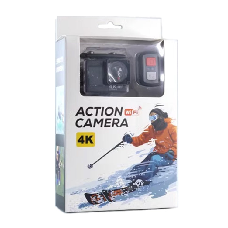 WIFI Color Dual-Screen HD 4K Anti-Shake Video Outdoor Waterproof Sports Camera(AT-Q60AR) - Other Camera by buy2fix | Online Shopping UK | buy2fix