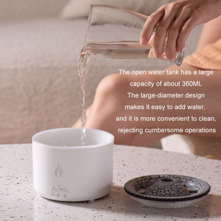 Volcanic Essential Oil Aroma Diffuser Ultrasonic Air Humidifier, Model: Full Split Remote Control(UK Plug) - Air Purifiers & Accessories by buy2fix | Online Shopping UK | buy2fix