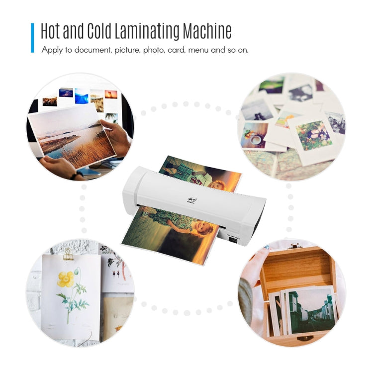 Osmile SL200 A4 Photo Cold and Hot Laminating Machine 340mm/min Speed UK Plug - Photo Film Covering Machine by Osmile | Online Shopping UK | buy2fix