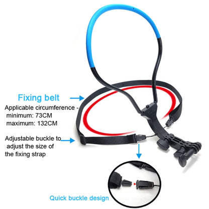 TUYU Camera Neck Holder Mobile Phone Chest Strap Mount  For Video Shooting//POV, Spec: Standard (Blue) - Stand by buy2fix | Online Shopping UK | buy2fix