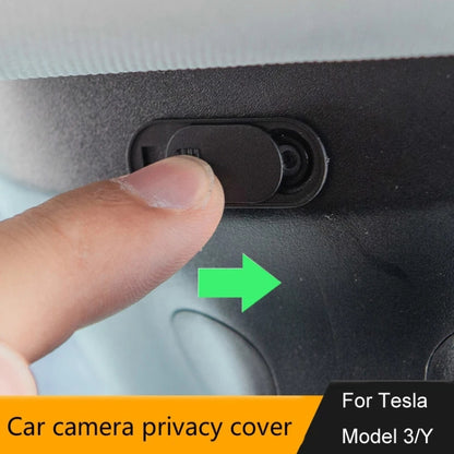 For Tesla Model 3/Y Camera Privacy Protection Sticker Cover(Black) - Car Interior Mouldings by buy2fix | Online Shopping UK | buy2fix