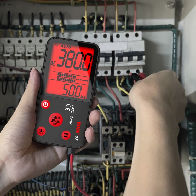 BSIDE ADMS7 Smart Thin Digital Multimeter Counts DC AC Voltmeter, Model: Standard Charging Model - Digital Multimeter by BSIDE | Online Shopping UK | buy2fix