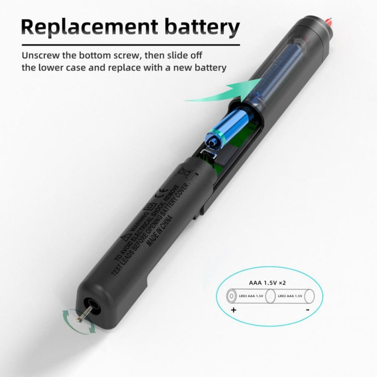 BSIDE Z5 Smart Pen Multimeter Backlight LCD 6000 Counts Auto Voltage Detector - Digital Multimeter by BSIDE | Online Shopping UK | buy2fix