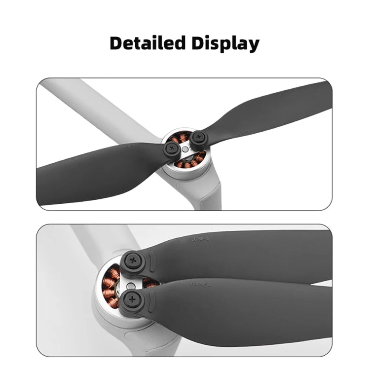 For DJI Mini 4 Pro 2pairs  Drone Propeller Blades 6030F Props Replacement Parts - DIY Propeller by buy2fix | Online Shopping UK | buy2fix