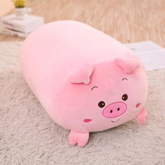 New Soft Animal Cartoon Pillow Cushion Cute Fat Dog Cat Totoro Penguin Pig Frog Plush Toy 90cm(pig) - Soft Toys by buy2fix | Online Shopping UK | buy2fix
