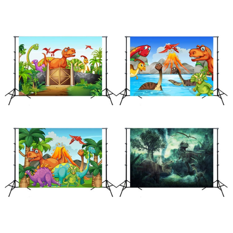 2.1m x 1.5m Dinosaur World Cartoon Photo Shoot Scene Photography Background Cloth(W100) - Camera Accessories by buy2fix | Online Shopping UK | buy2fix