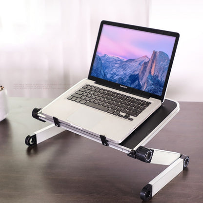 Universal 360 Degree Adjustment Folding Aluminum Alloy Laptop Stand(White) - Computer & Networking by buy2fix | Online Shopping UK | buy2fix