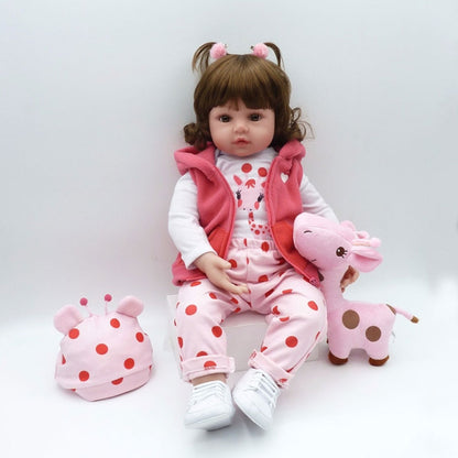 NPK Adorable Lifelike Silicone Baby Girl Doll - Model Toys by buy2fix | Online Shopping UK | buy2fix