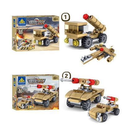 KAZI Super Tanks Building Blocks 16 in 1 Sets Bricks Model Brinquedos Toys, Age Range: 6 Years Old Above - Building Blocks by buy2fix | Online Shopping UK | buy2fix