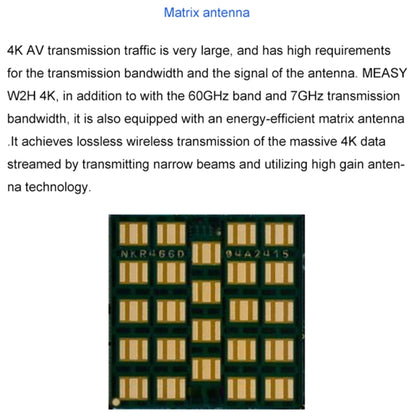 Measy W2H 60GHz 4K Ultra HD Wireless Transmission Kit, Transmission Distance: 30m, UK Plug - Consumer Electronics by Measy | Online Shopping UK | buy2fix