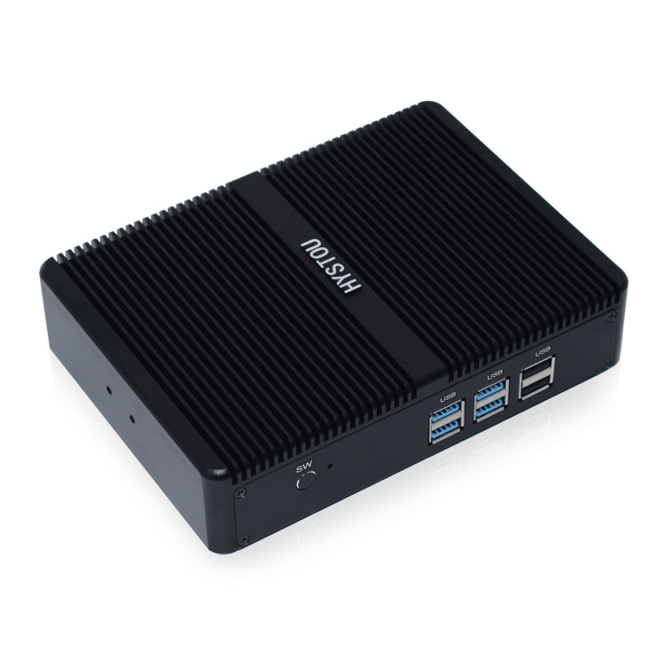 HYSTOU H2 Windows / Linux System Mini PC, Intel Core I3-7167U Dual Core Four Threads up to 2.80GHz, Support mSATA 3.0, 8GB RAM DDR4 + 256GB SSD 500GB HDD (Black) - Windows Mini PCs by HYSTOU | Online Shopping UK | buy2fix