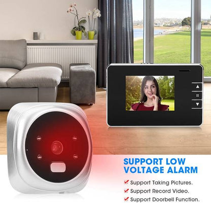 2.8Y 2.8 inch Screen 0.3MP Security Camera Peephole Viewer Digital Peephole Door Bell - Security by buy2fix | Online Shopping UK | buy2fix