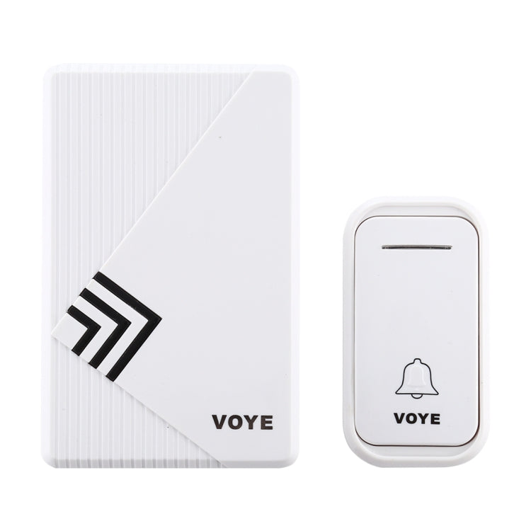 VOYE V022F Home Music Remote Control Wireless Doorbell with 38 Polyphony Sounds (White) - Security by VOYE | Online Shopping UK | buy2fix