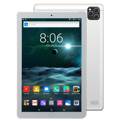 BDF A10 3G Phone Call Tablet PC, 10 inch, 1GB+16GB, Android 5.1, MTK6592 Octa Core Cortex-A7, Support Dual SIM & Bluetooth & WiFi & GPS, EU Plug(Silver) - BDF by BDF | Online Shopping UK | buy2fix