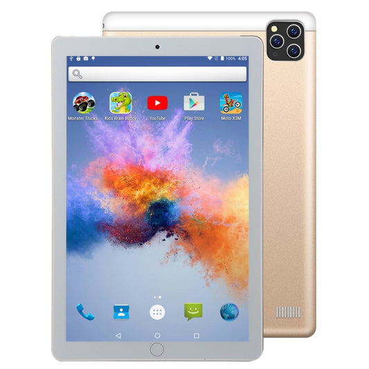 BDF A10 3G Phone Call Tablet PC, 10 inch, 2GB+32GB, Android 9.0, MTK8321 Octa Core Cortex-A7, Support Dual SIM & Bluetooth & WiFi & GPS, EU Plug(Gold) - BDF by BDF | Online Shopping UK | buy2fix
