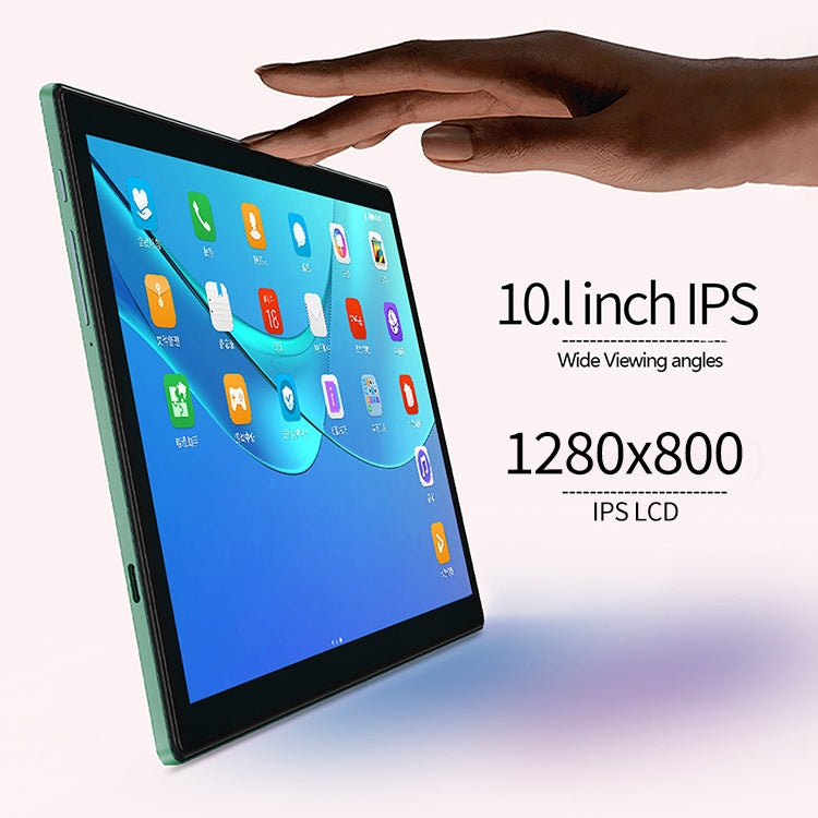 BDF P50 4G LTE Tablet PC, 10.1 inch, 8GB+128GB, Android 12.0 MTK6762 Octa Core, Support Dual SIM & Bluetooth & WiFi, EU Plug(Green) - BDF by BDF | Online Shopping UK | buy2fix