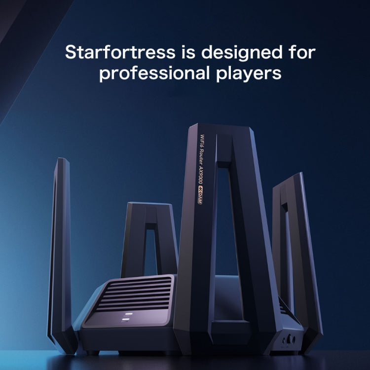 Original Xiaomi AX9000 WiFi Router WiFi6 Enhanced Edition Tri-Band USB3.0 Wireless Mesh Network Game Acceleration Repeater 12 Antennas(Black) - Wireless Routers by Xiaomi | Online Shopping UK | buy2fix