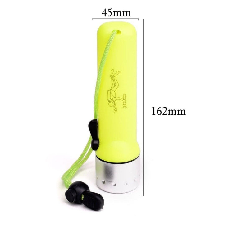YWXLight Waterproof Underwater Diving LED Flashlight Adjustable Torch Diving Work Fishing Hunting Lamp - LED Light by YWXLight | Online Shopping UK | buy2fix