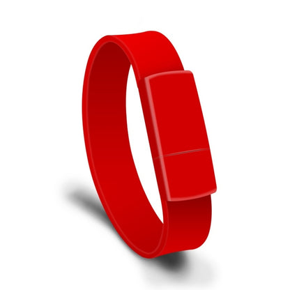 MicroDrive 8GB USB 2.0 Fashion Bracelet Wristband U Disk (Red) - Computer & Networking by MicroDrive | Online Shopping UK | buy2fix