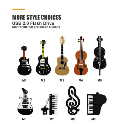 MicroDrive 32GB USB 2.0 Medium Violin U Disk - USB Flash Drives by MicroDrive | Online Shopping UK | buy2fix