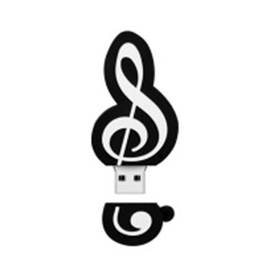 MicroDrive 128GB USB 2.0 Music Note U Disk - USB Flash Drives by MicroDrive | Online Shopping UK | buy2fix